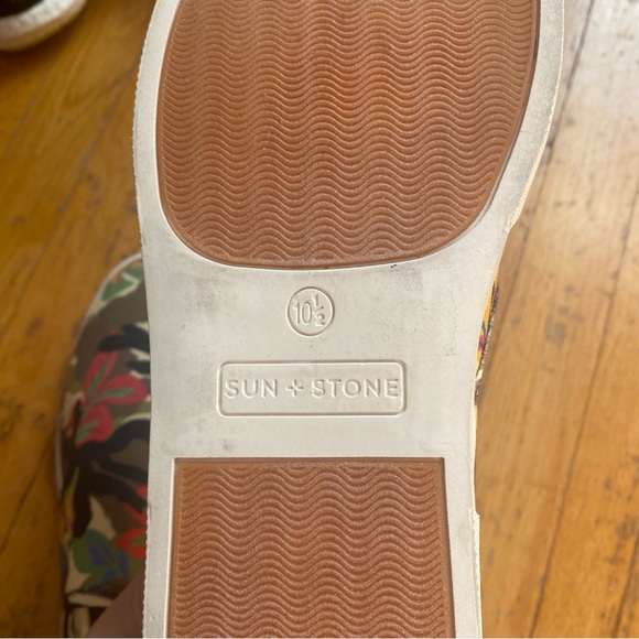 NWOT Sun + Stone Mens Reins Printed Loafer Slip-On Shoes - Picture 6 of 6